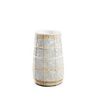 Bazar Bizar Vase En Terre Cuite Cutie Béton/Naturel Ø14 x H22 cm
