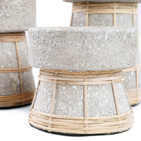 Bazar Bizar Terracotta Kandelaar Serene Beton/Naturel Ø12 x H20 cm