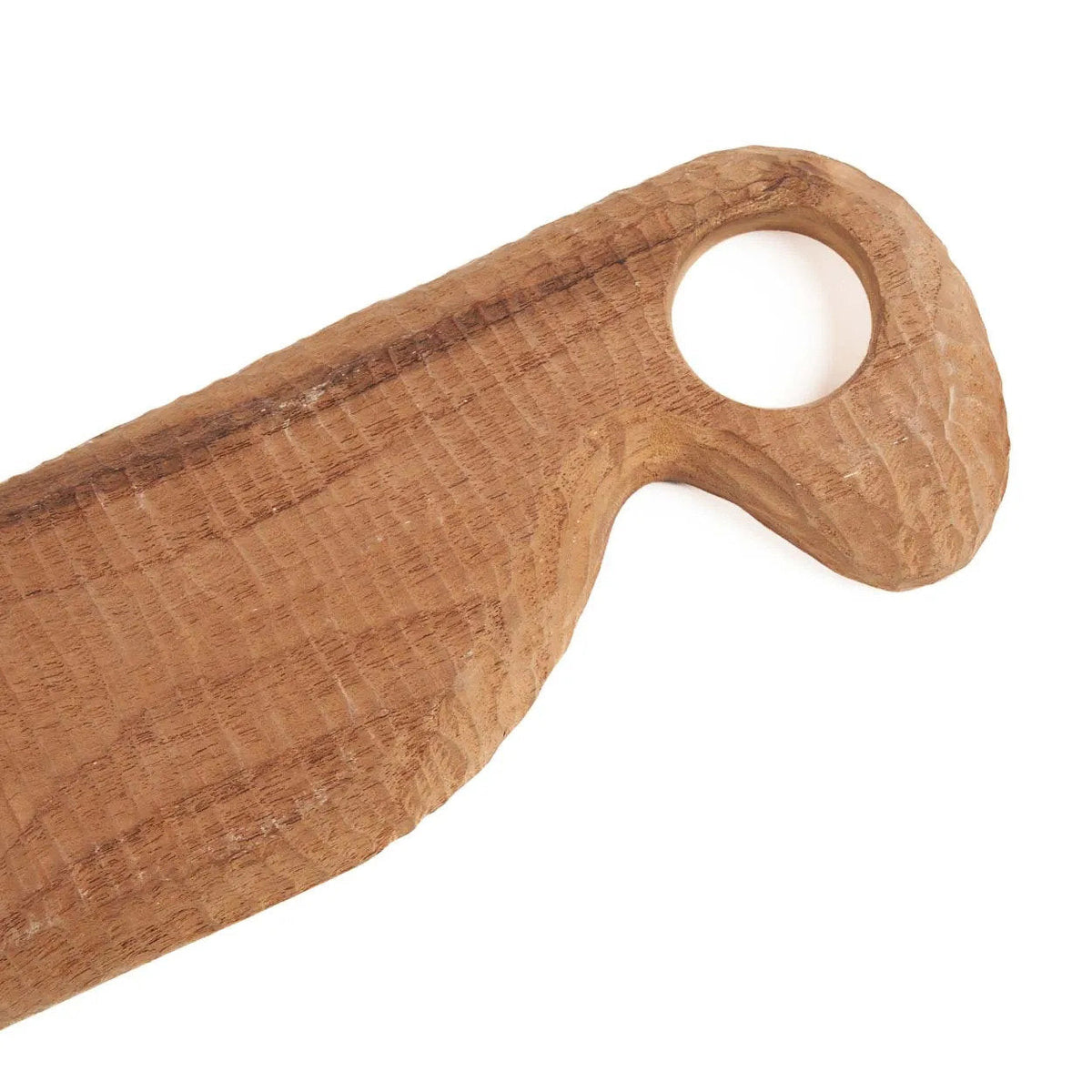 Bazar Bizar Plat de service En Bois de Teck French Bread Plate Naturel 45 x 9 cm