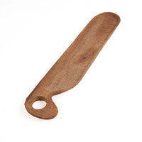Bazar Bizar Plat de service En Bois de Teck French Bread Plate Naturel 45 x 9 cm