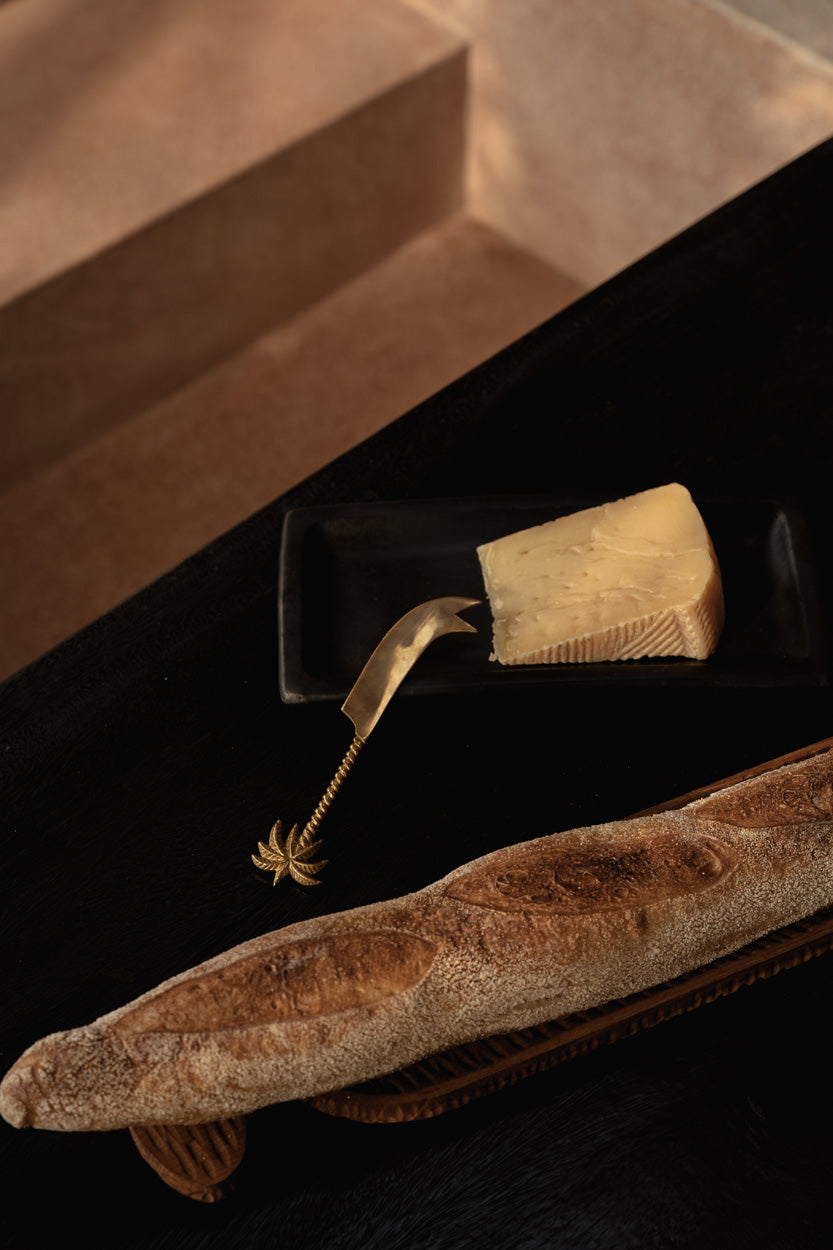 Bazar Bizar Teakhouten Schaal French Bread Plate Naturel 45 x 9 cm
