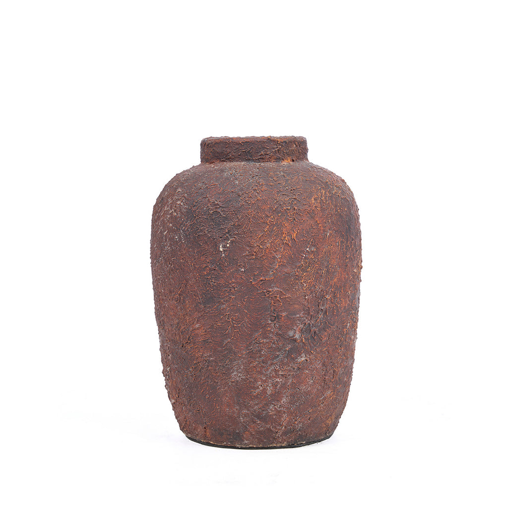 Bazar Bizar Terracotta Vaas Clay Bourgogne Ø14 x H20 cm