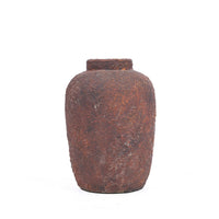 Bazar Bizar Terracotta Vaas Clay Bourgogne Ø14 x H20 cm