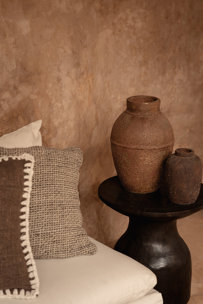 Bazar Bizar Terracotta Vaas Clay Bourgogne Ø14 x H20 cm