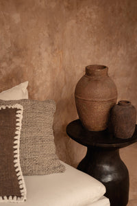 Bazar Bizar Terracotta Vaas Clay Bourgogne Ø14 x H20 cm
