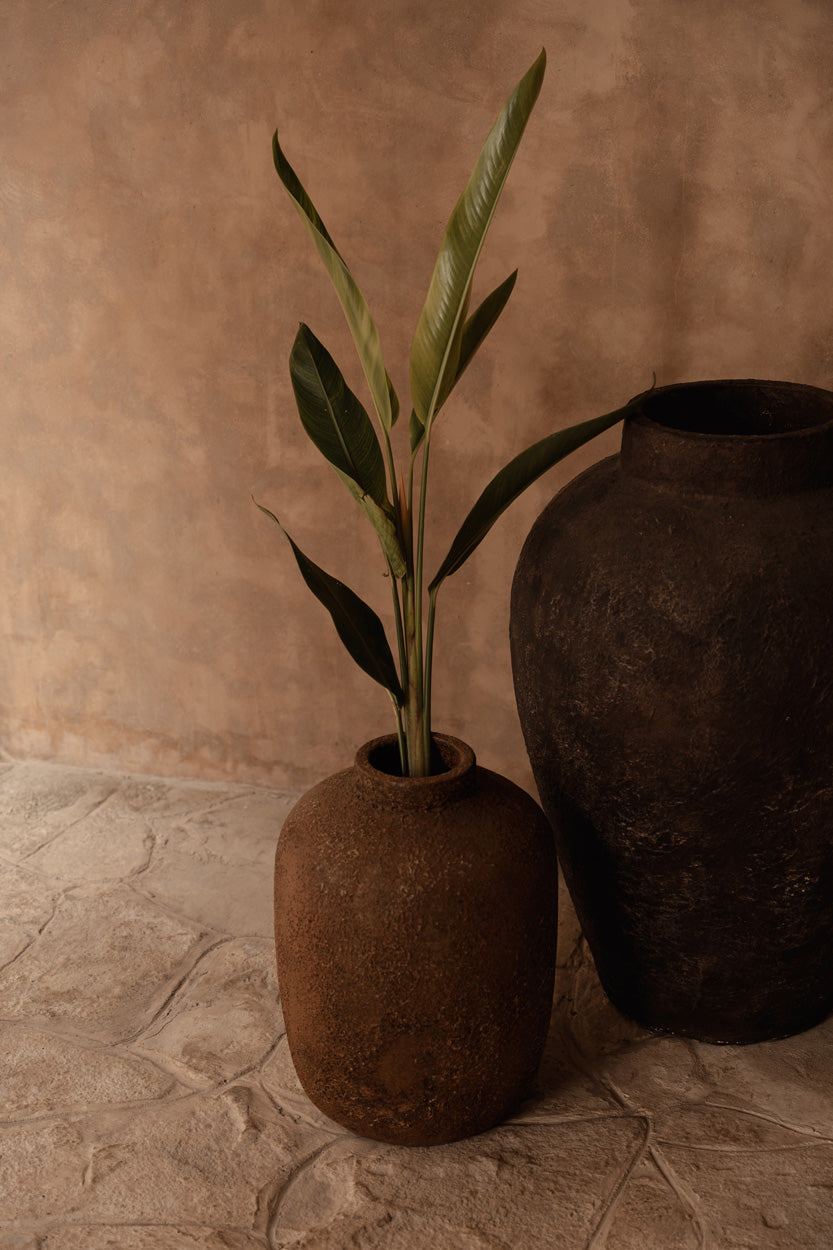 Bazar Bizar Terracotta Vaas Clay Terracotta Ø30 x H40 cm