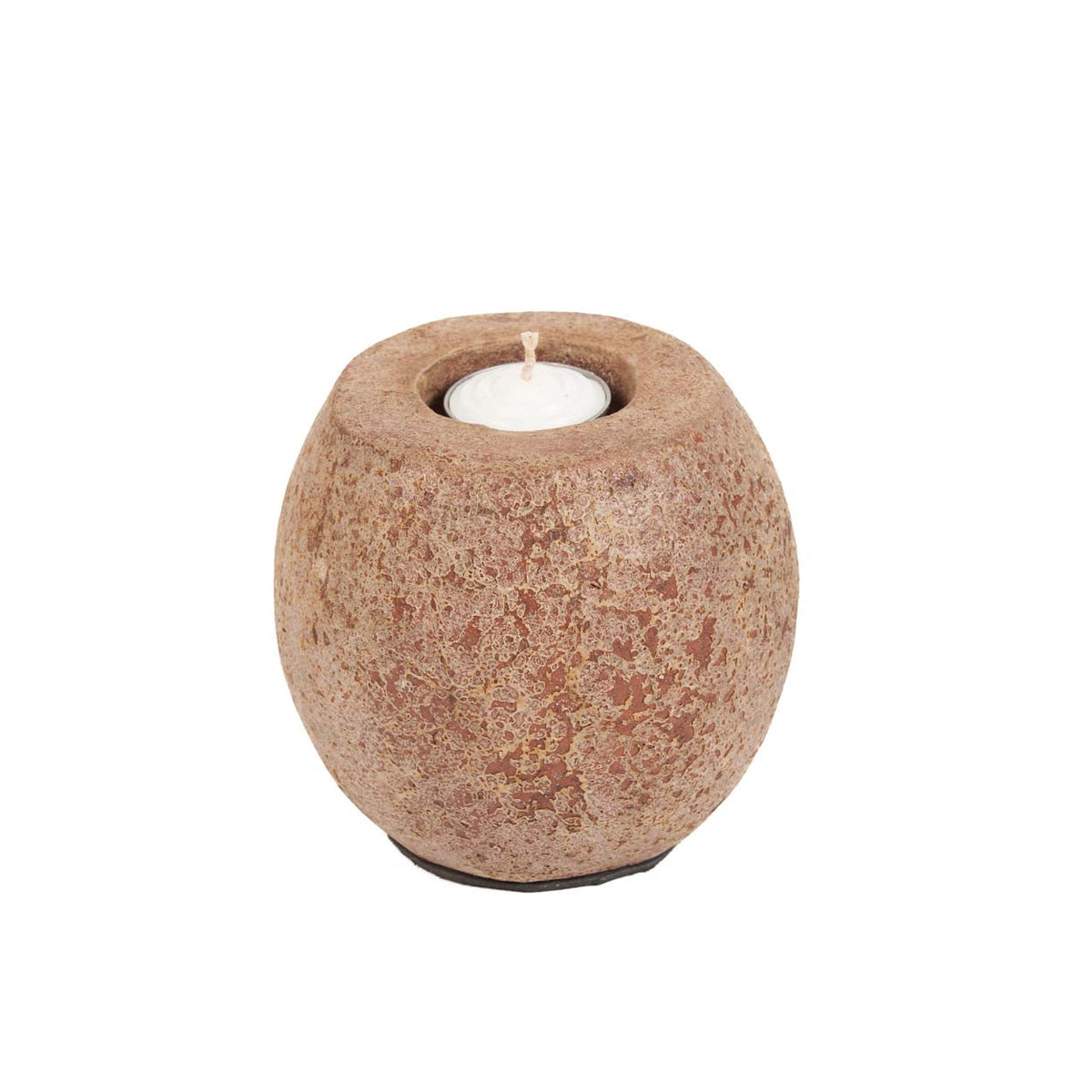 Bazar Bizar Terracotta Kandelaar Cavestone Bruin Ø13 x H12 cm