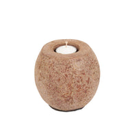 Bazar Bizar Terracotta Kandelaar Cavestone Bruin Ø13 x H12 cm
