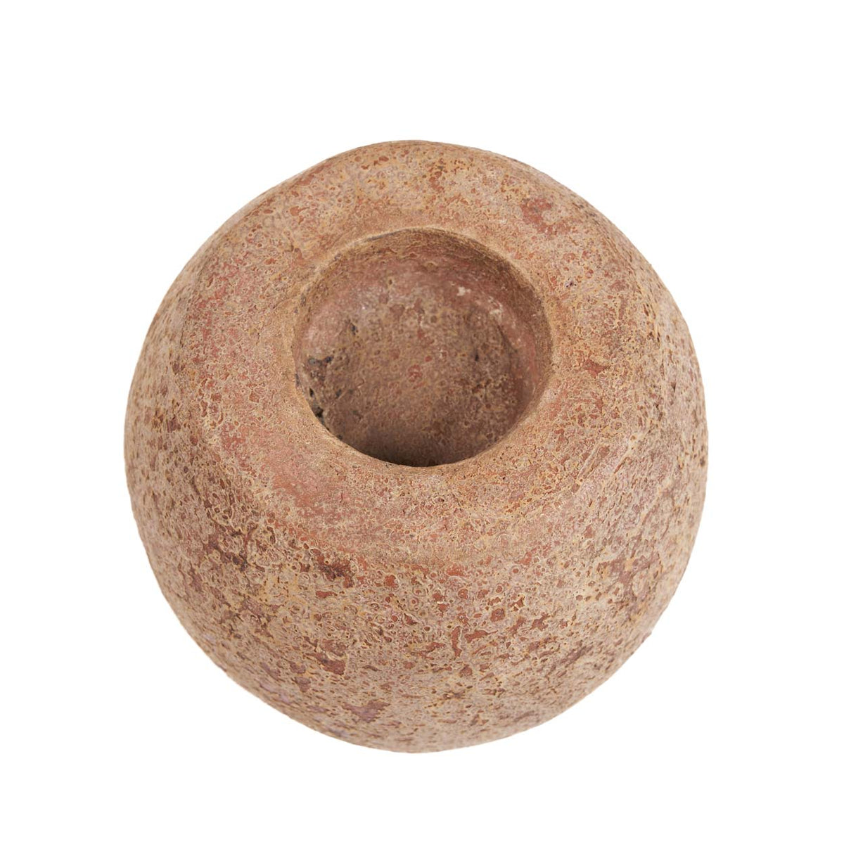 Bazar Bizar Terracotta Kandelaar Cavestone Bruin Ø13 x H12 cm