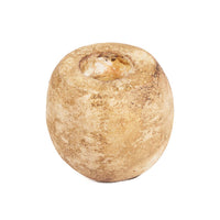 Bazar Bizar Terracotta Kandelaar Cavestone Crème Ø13 x H12 cm