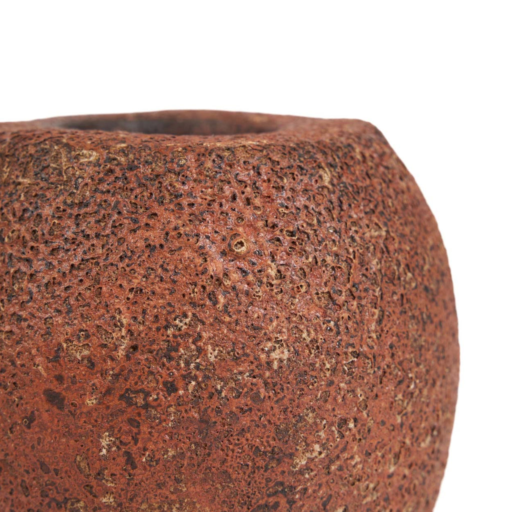 Bazar Bizar Terracotta Kandelaar Cavestone Terracotta Ø13 x H12 cm