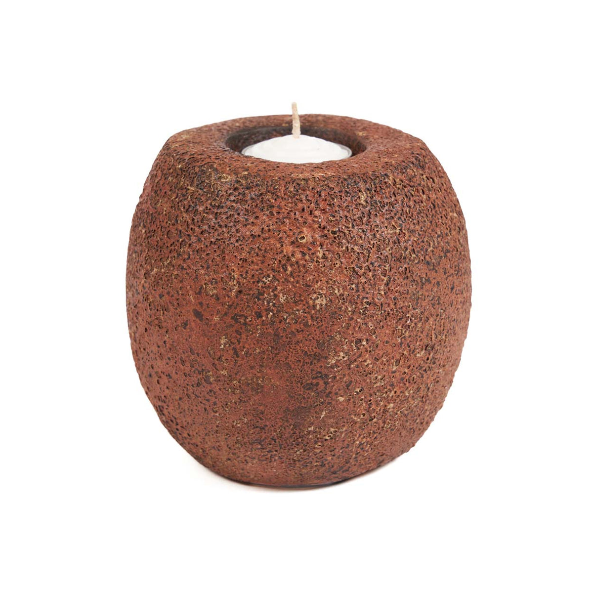 Bazar Bizar Terracotta Kandelaar Cavestone Terracotta Ø13 x H12 cm
