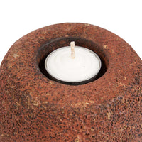 Bazar Bizar Terracotta Kandelaar Cavestone Terracotta Ø13 x H12 cm