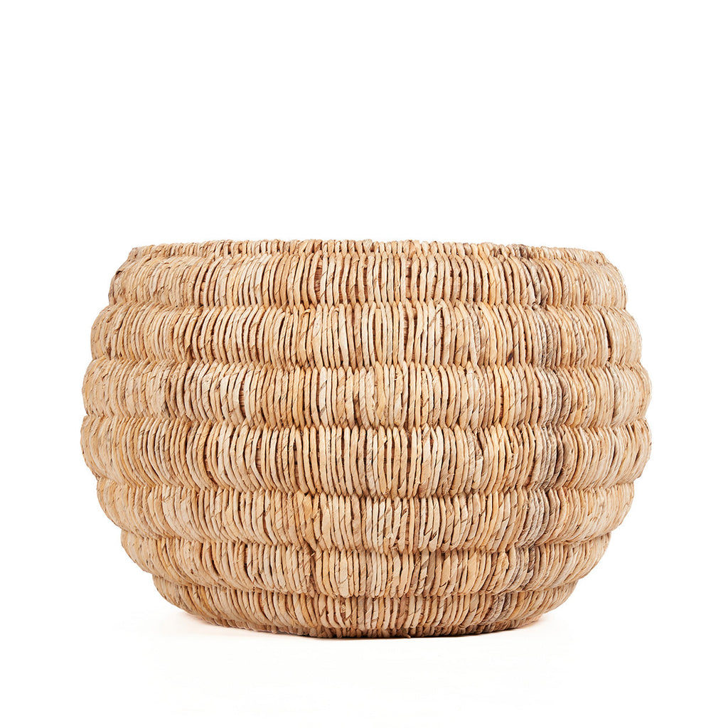 Bazar Bizar Bananenblad Mand Tatum Naturel Ø58 x H37 cm