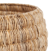 Bazar Bizar Bananenblad Mand Tatum Naturel Ø58 x H37 cm