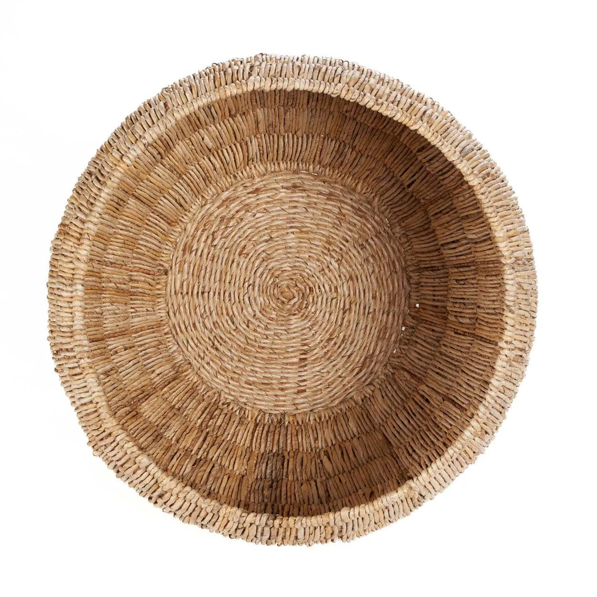 Bazar Bizar Bananenblad Mand Tatum Naturel Ø58 x H37 cm
