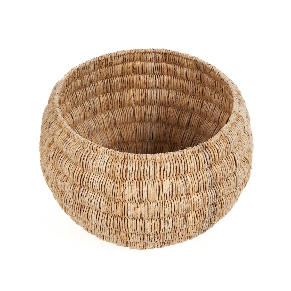 Bazar Bizar Bananenblad Mand Tatum Naturel Ø58 x H37 cm