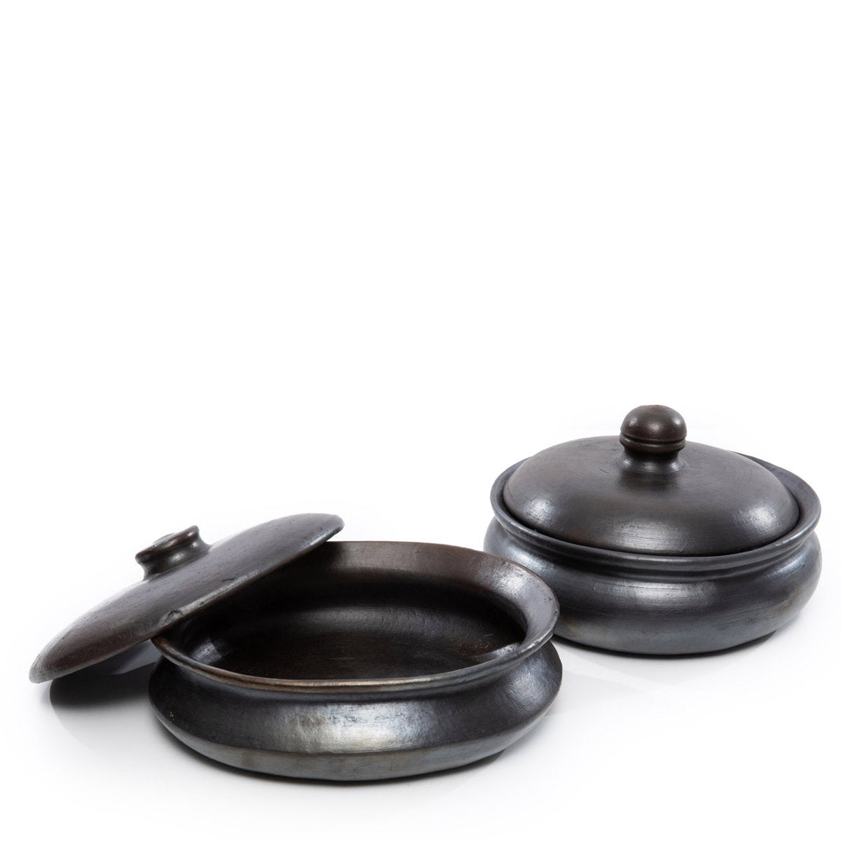 Bazar Bizar Terracotta Ovenschaal Burned Curry Zwart Ø24 x H15 cm
