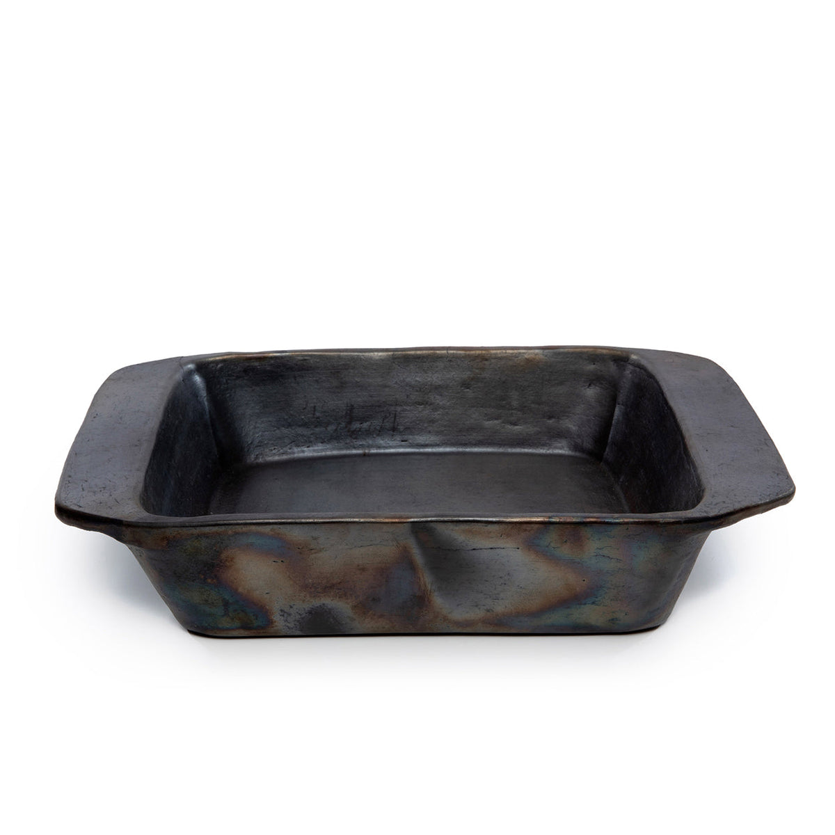 Bazar Bizar Plat à four En Terre Cuite Burned Noir 37 x 28 cm