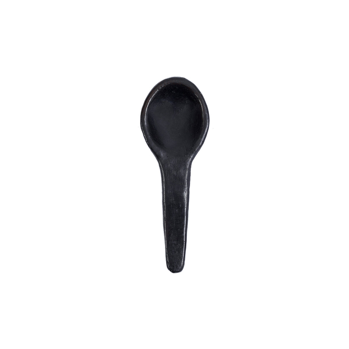Bazar Bizar Terracotta Lepel Burned Tapas Zwart L16 cm