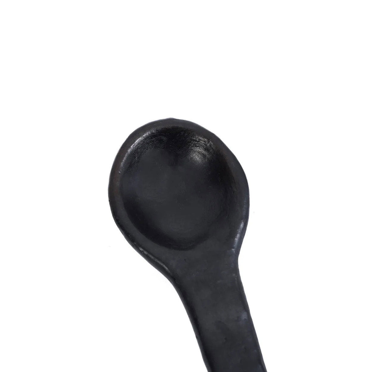 Bazar Bizar Terracotta Lepel Burned Tapas Zwart L16 cm