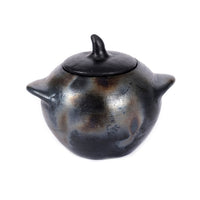 Bazar Bizar Terracotta Voorraadpot Burned Zwart 15 x 13 x 14 cm