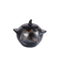 Bazar Bizar Terracotta Voorraadpot Burned Zwart 11 x 7 x 9 cm