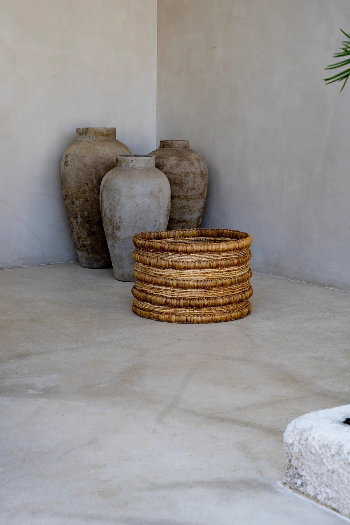Bazar Bizar Waterhyacint Mand Chungu Naturel Ø54 x H35 cm