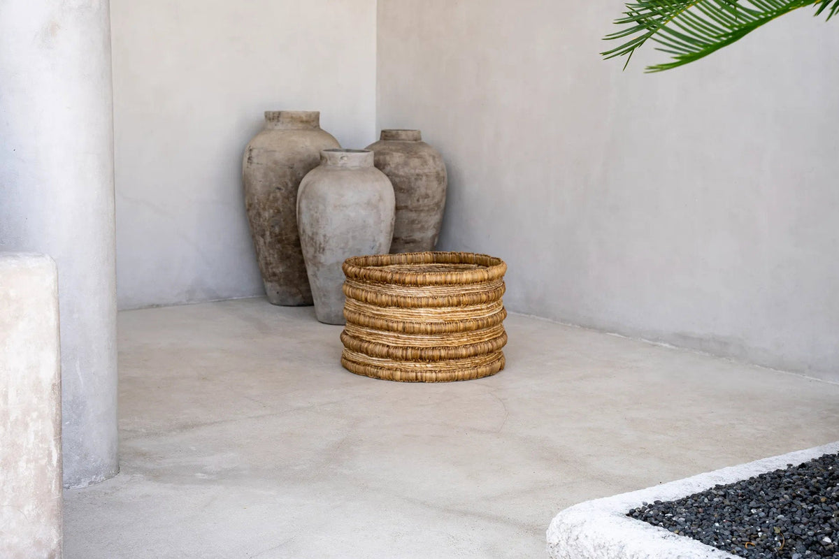 Bazar Bizar Waterhyacint Mand Chungu Naturel Ø54 x H35 cm