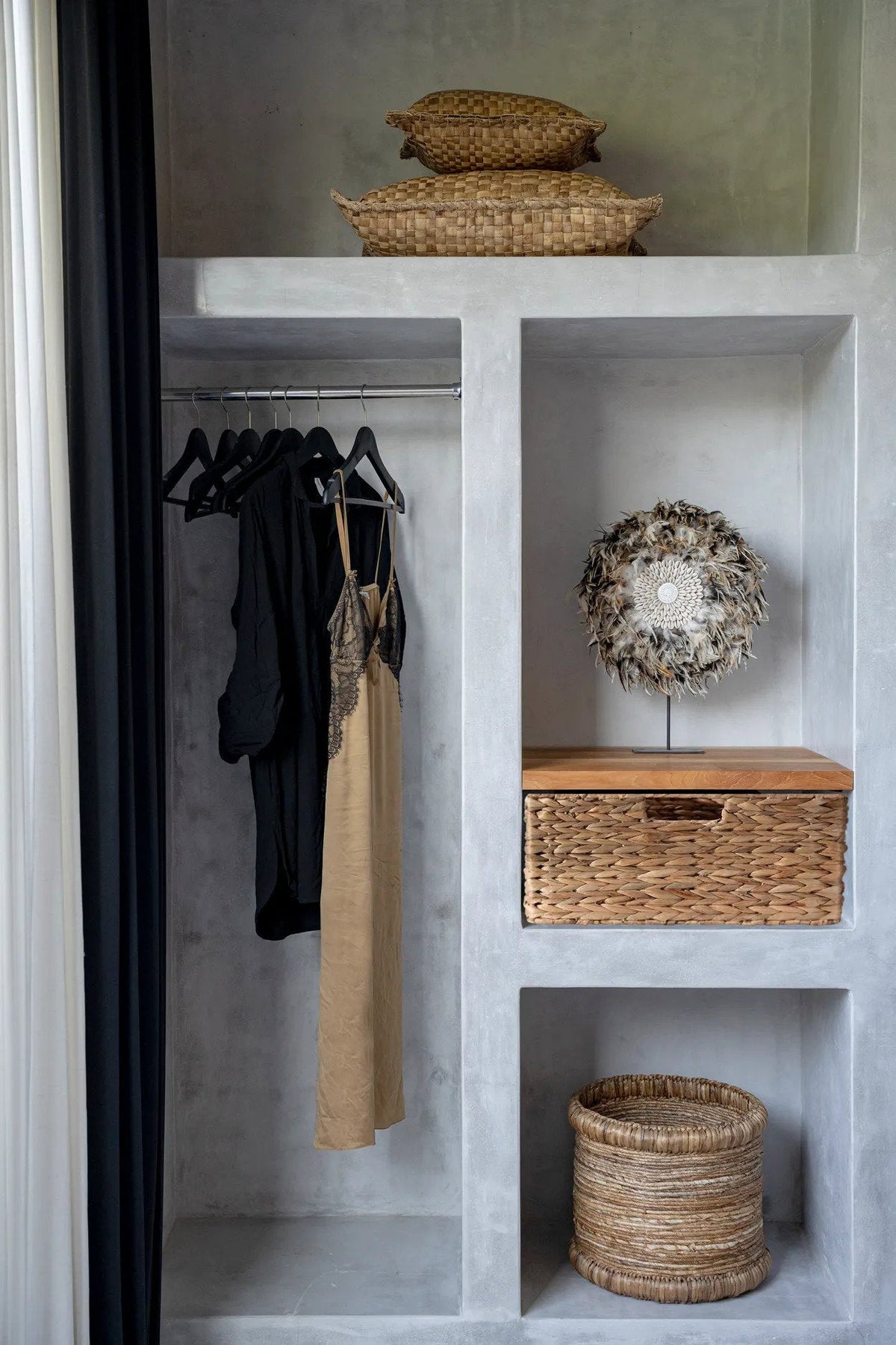 Bazar Bizar Waterhyacint Mand Chuka Naturel Ø38 x H34 cm