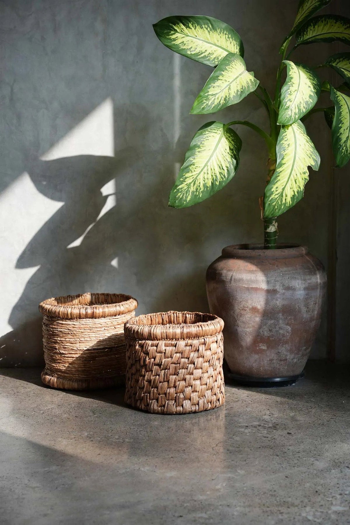 Bazar Bizar Waterhyacint Mand Choppy Naturel Ø36 x H31 cm