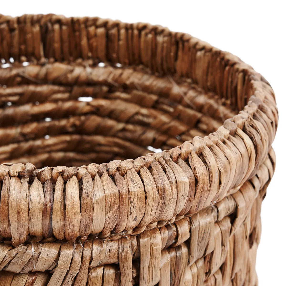 Bazar Bizar Waterhyacint Mand Choppy Naturel Ø36 x H31 cm