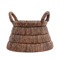 Bazar Bizar Bananenblad Mand Grace Naturel Ø42 x H33 cm