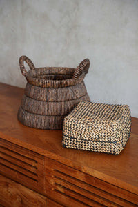 Bazar Bizar Bananenblad Mand Grace Naturel Ø42 x H33 cm