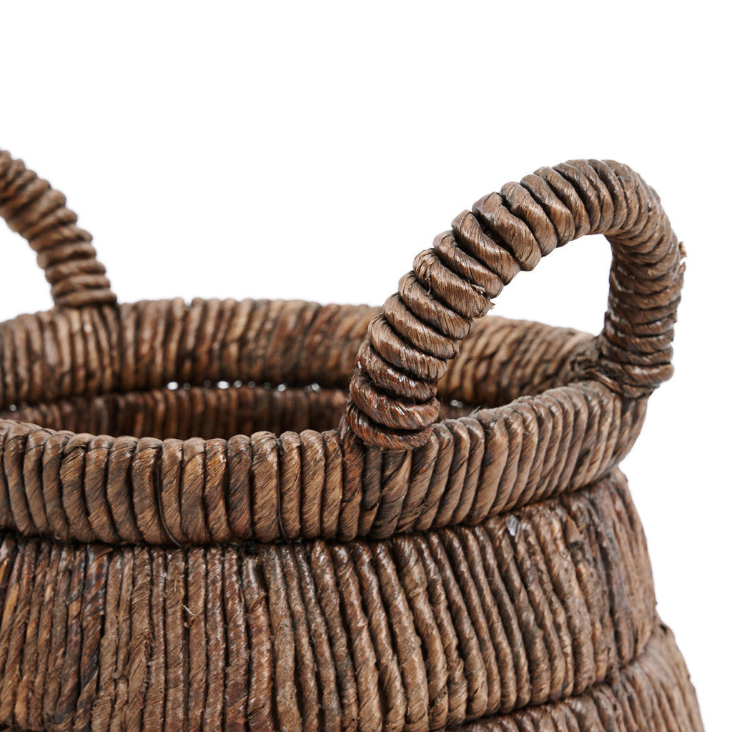 Bazar Bizar Bananenblad Mand Grace Naturel Ø42 x H33 cm