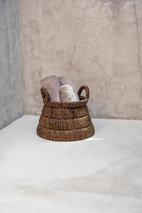 Bazar Bizar Bananenblad Mand Grace Naturel Ø42 x H33 cm
