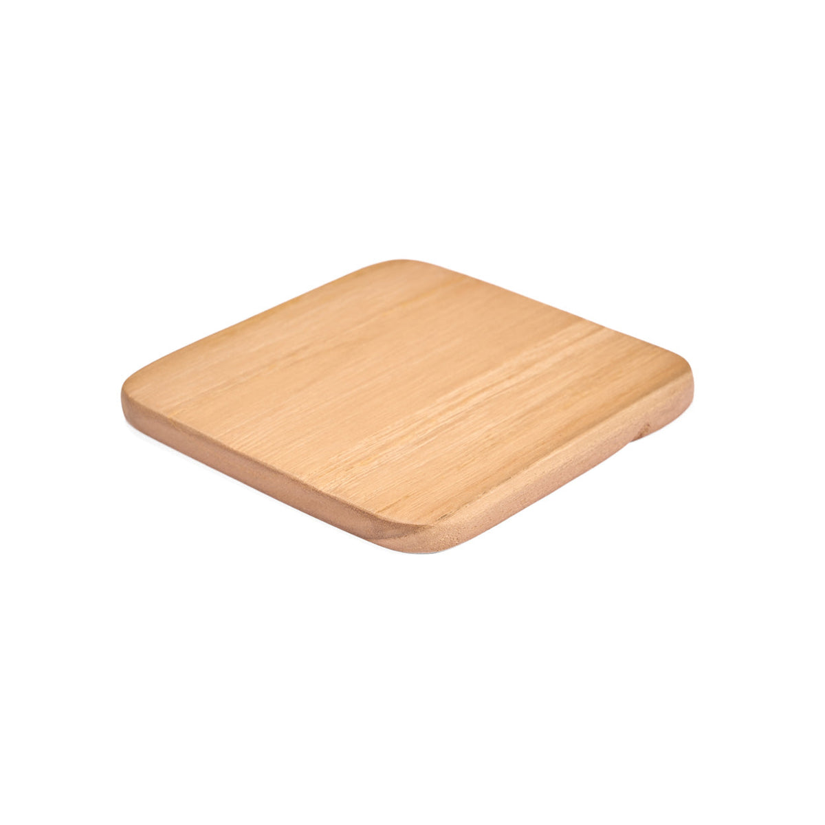Bazar Bizar Teakhouten Onderzetter Medium Naturel rustiek 10 x 10 cm