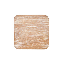 Bazar Bizar Teakhouten Onderzetter Deep Bruin 10 x 10 cm