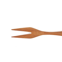 Bazar Bizar Teakhouten Vork Tapas Naturel L14 cm