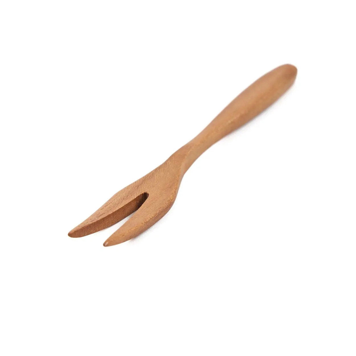 Bazar Bizar Teakhouten Vork Tapas Naturel L14 cm