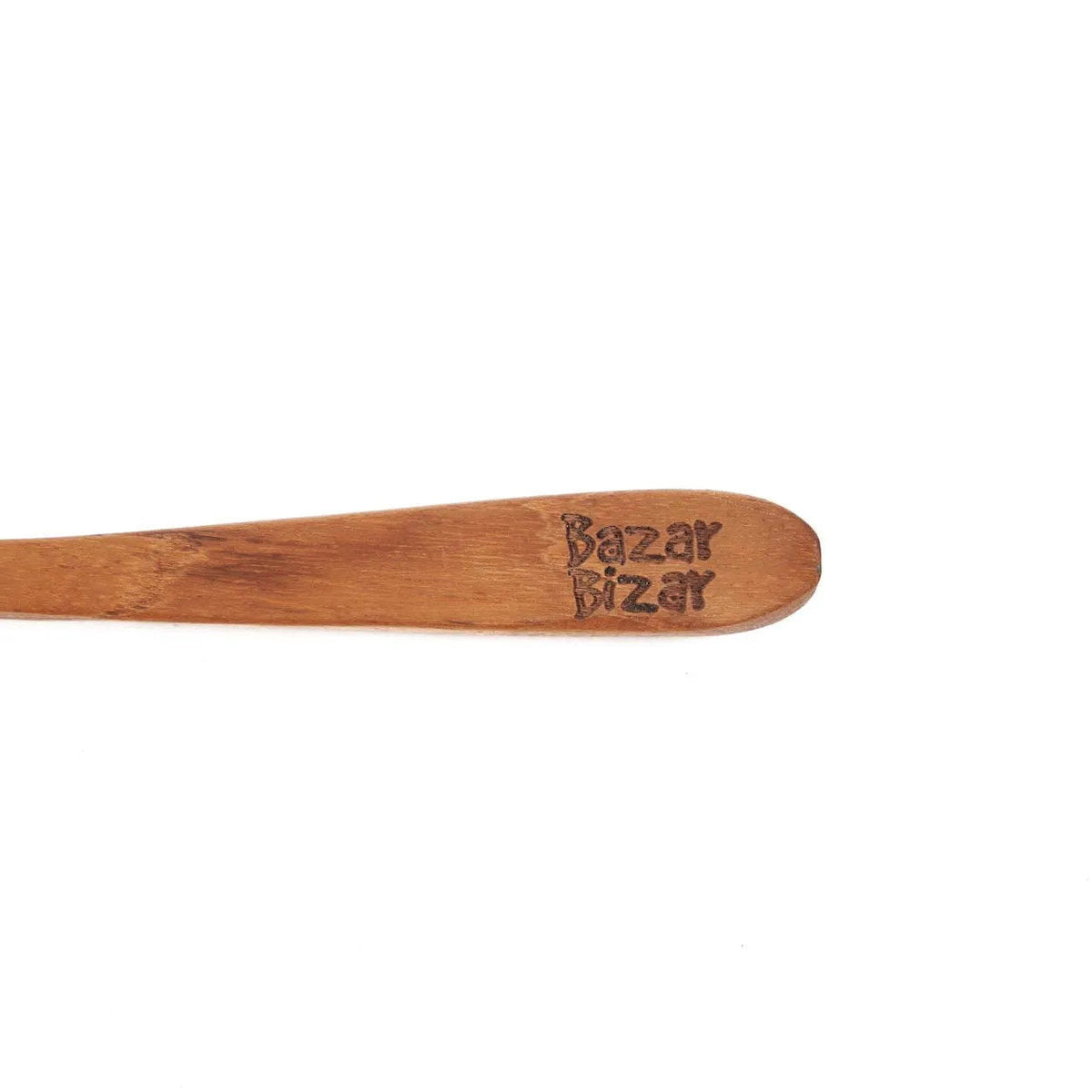 Bazar Bizar Teakhouten Lepel Ice Cream Naturel L13 cm
