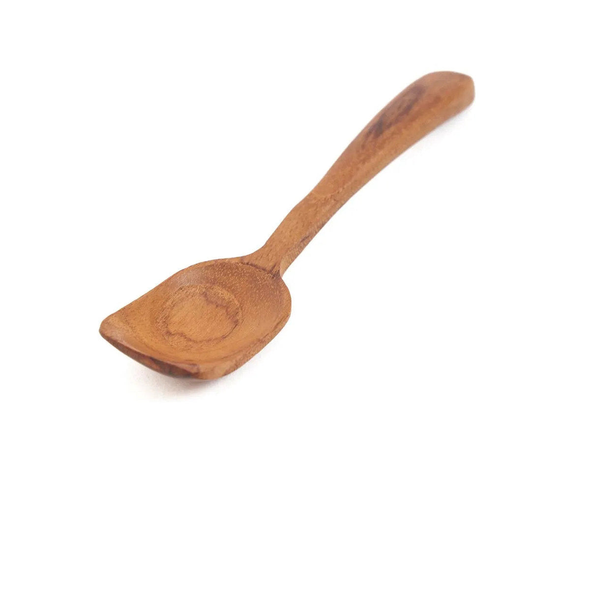 Bazar Bizar Cuillère En Bois de Teck Ice Cream Naturel L13 cm