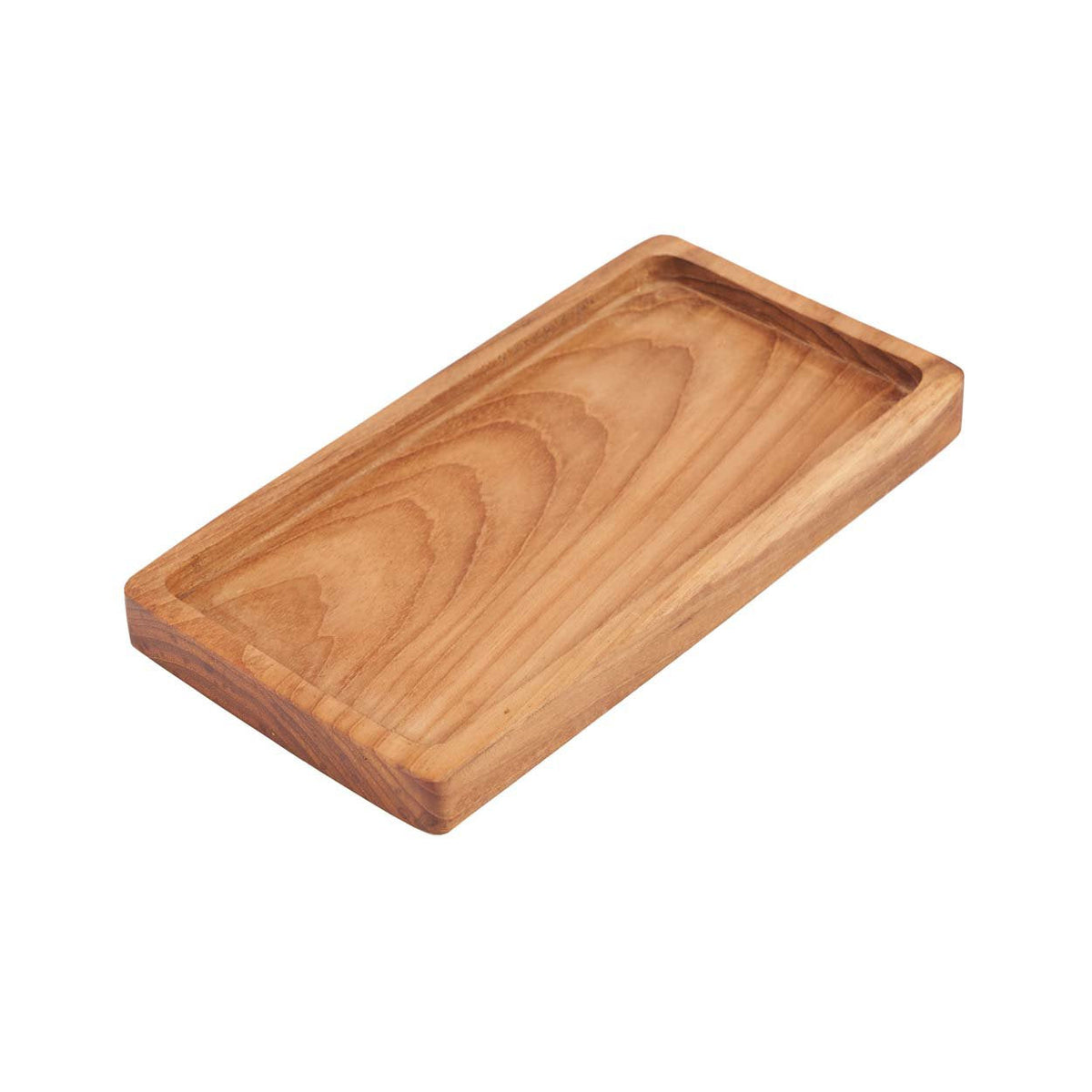Bazar Bizar Teakhouten Dienblad Gormandize Naturel 20 x 11 cm