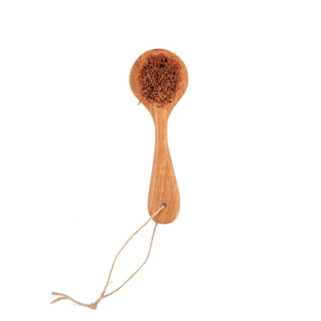 Bazar Bizar Teakhouten Borstel Toto Naturel L18,5 cm