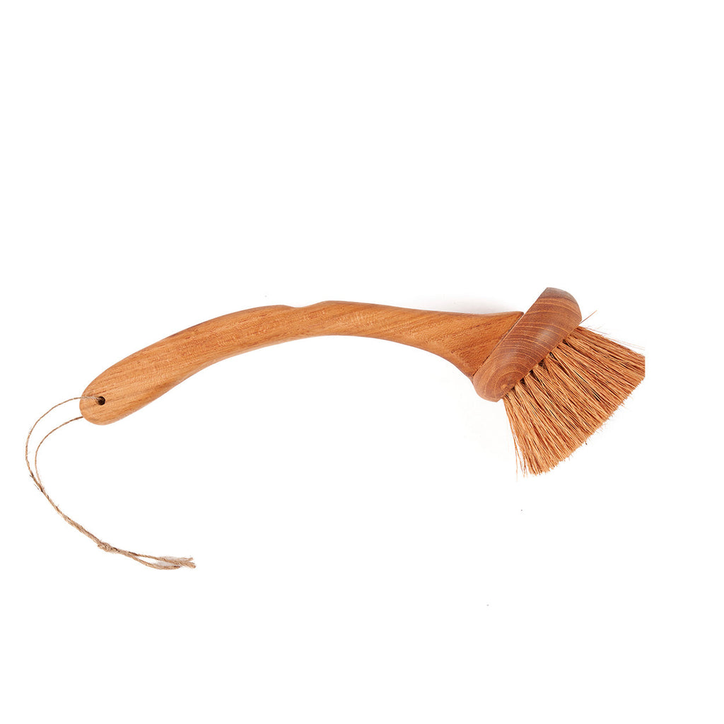Bazar Bizar Teakhouten Borstel Naan Naturel L9 cm
