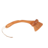 Bazar Bizar Teakhouten Borstel Naan Naturel L9 cm