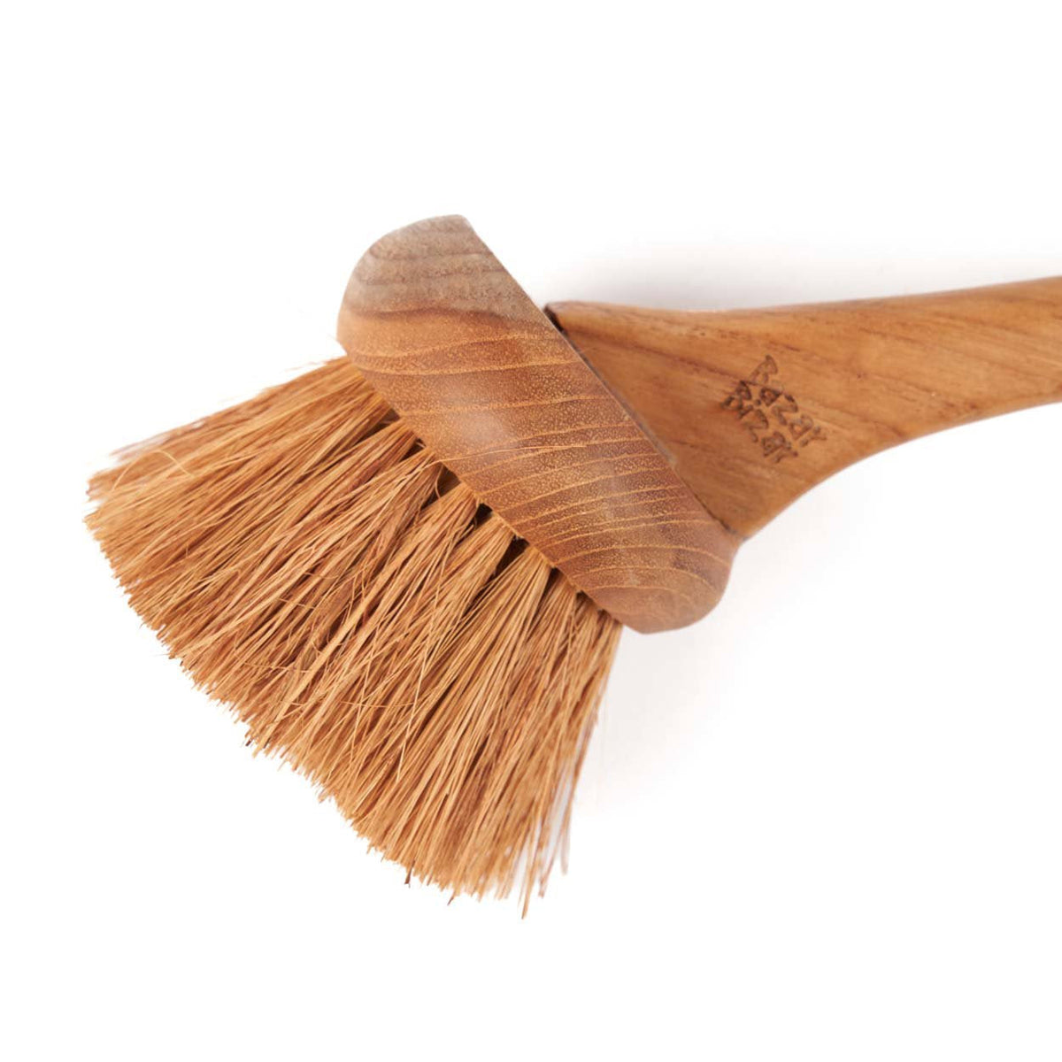 Bazar Bizar Teakhouten Borstel Naan Naturel L9 cm