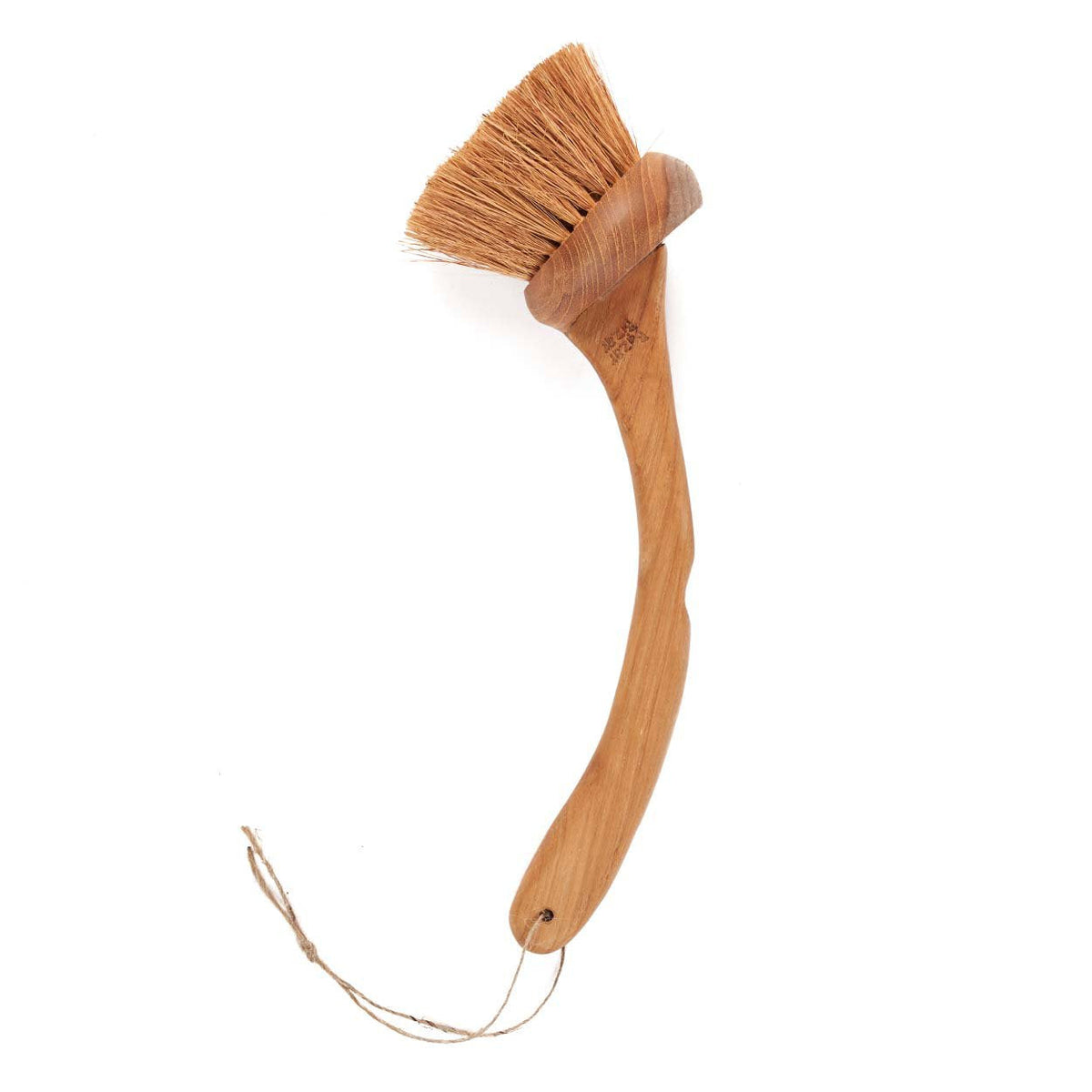 Bazar Bizar Teakhouten Borstel Naan Naturel L9 cm