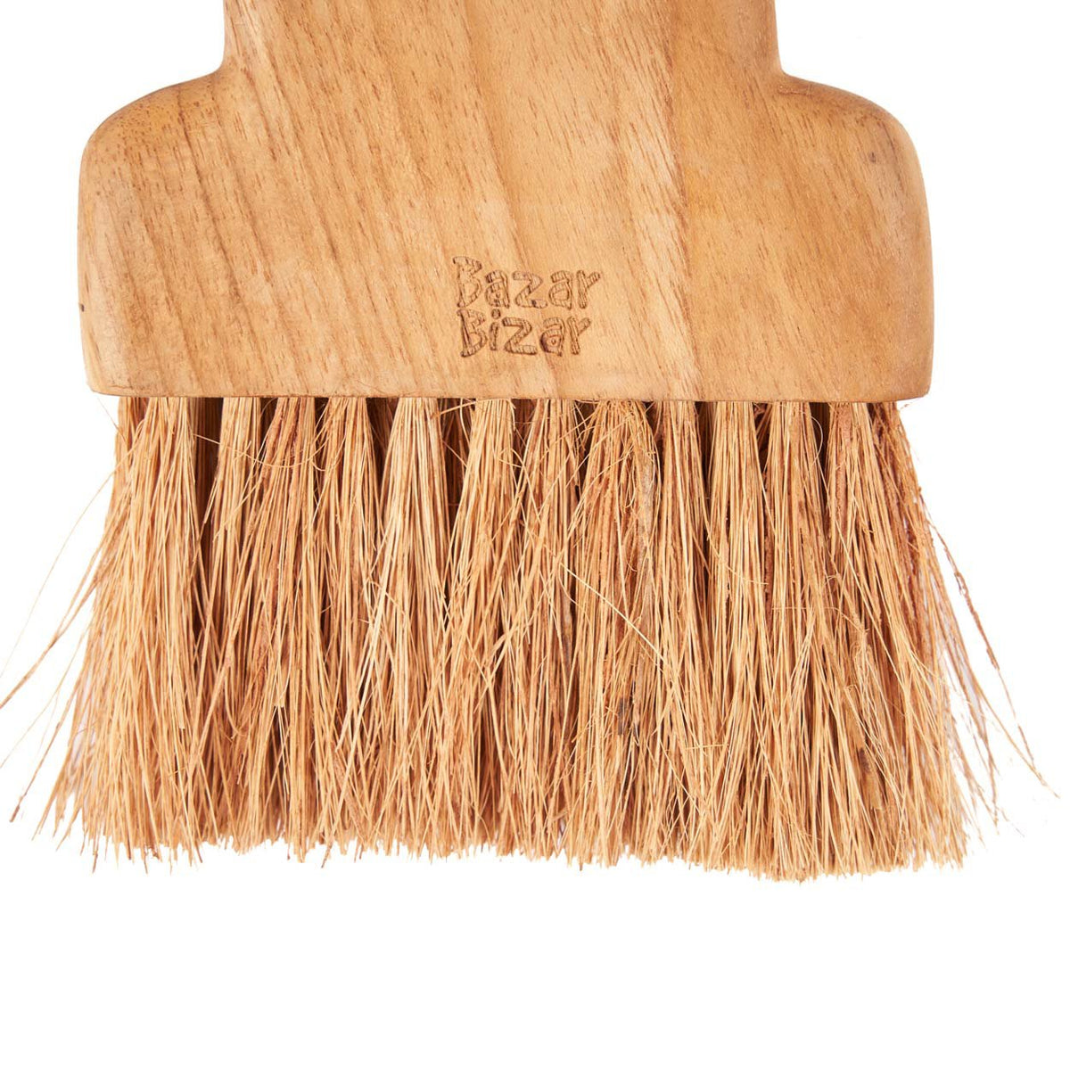Bazar Bizar Teakhouten Borstel Osta Naturel L16 cm